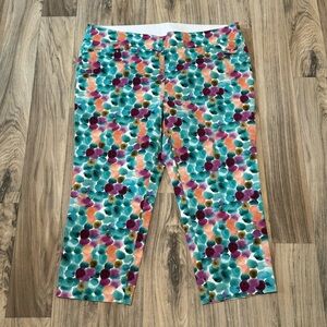 Soft Surroundings Women's Super Stretch Capri Pull On Pants Multicolor Pants‎ 2X